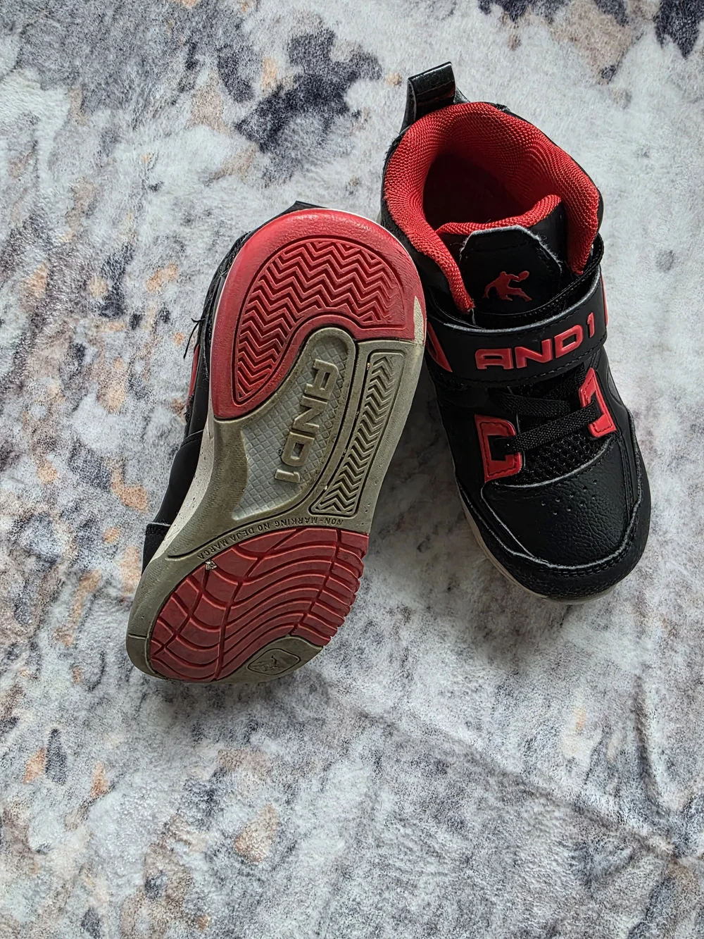 AND1 Kids High-Top Basketball Sneakers - Size 11 US